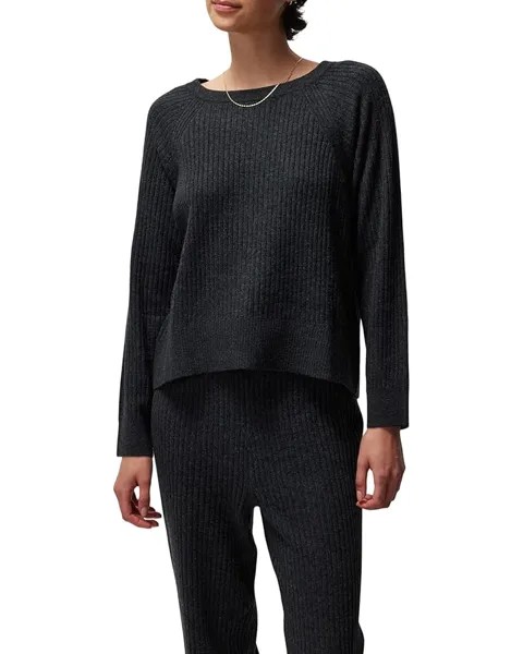 Свитер Spiritual Gangster Luxe Essential Doutzen Ballet, цвет Charcoal Heather