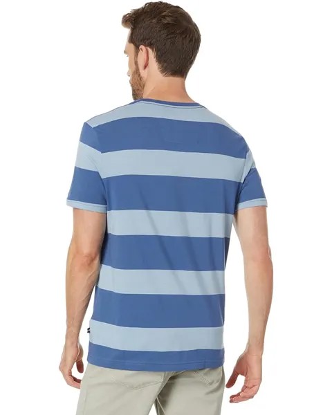 Футболка Nautica Striped Crew Neck T-Shirt, цвет Union Blue