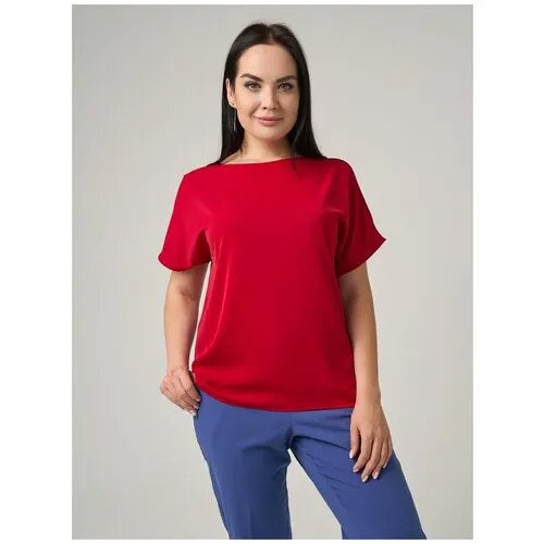 Блуза DiSORELLE, размер 50, красный