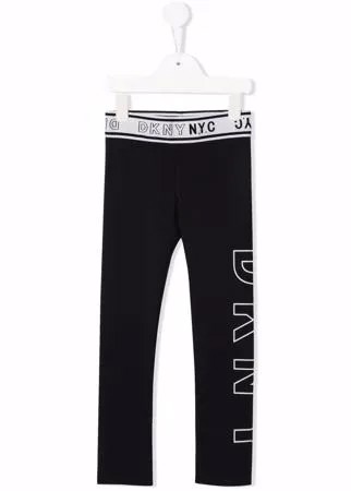 Dkny Kids легинсы с логотипом