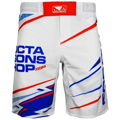 Шорты для MMA Bad Boy Pro Series Octagon White/Blue M