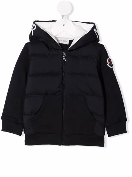 Moncler Enfant пуховик Salzman с логотипом