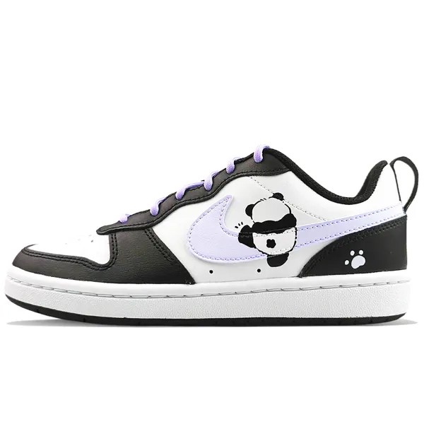 Кроссовки Nike Court Borough Skateboarding Shoes Women's Low-top Purple, красный