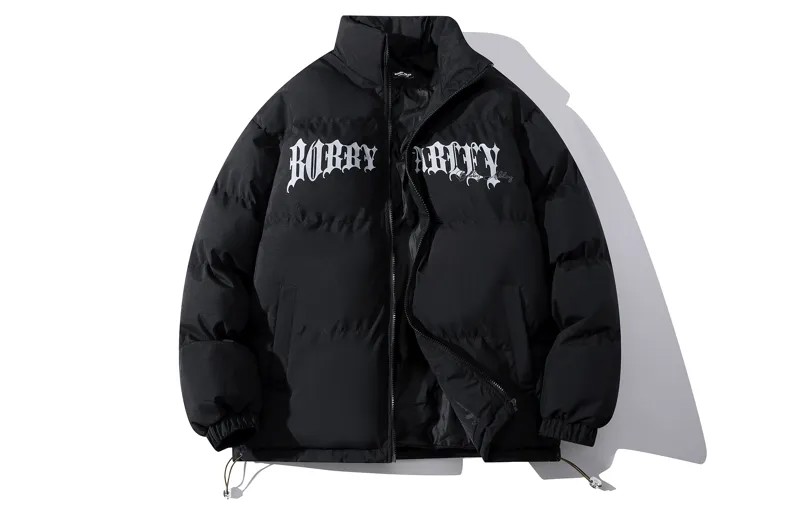 Стеганая куртка унисекс BOBBY ABLEY, Черный (бесплатная фирменная сумка через плечо)
