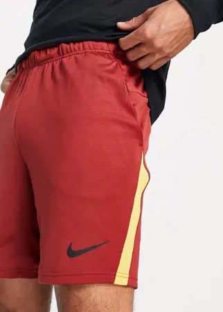 Бордовые шорты Nike Training Dri-FIT-Красный