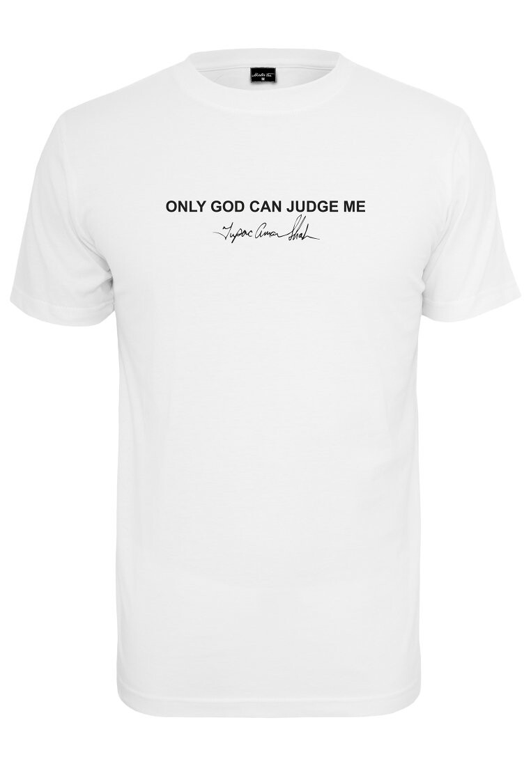 Футболка с принтом TUPAC CROSS TEE Mister Tee, белый