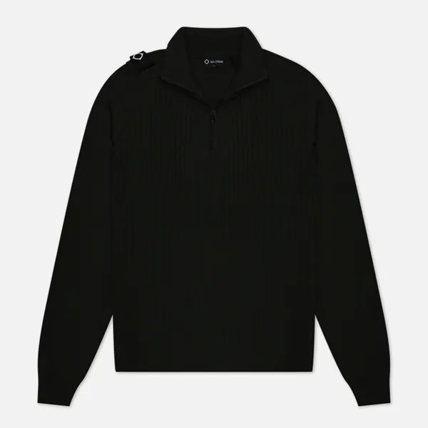 Мужской свитер MA.Strum Quarter Zip Knit оливковый, Размер M