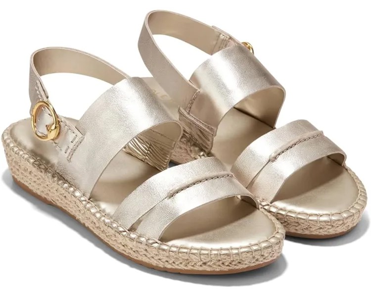 Туфли на плоской подошве Cole Haan Cloudfeel Tilden Sandals, золотой