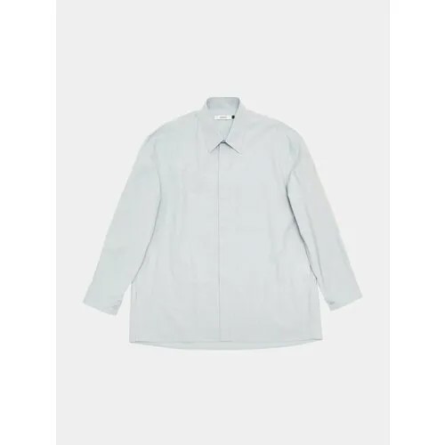 Рубашка AMOMENTO, Square Pocket Shirt, размер M, голубой