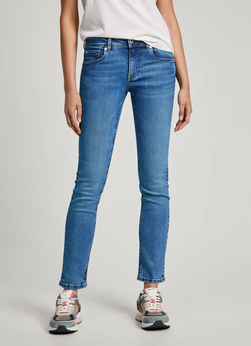 Джинсы узкого кроя Pepe Jeans 