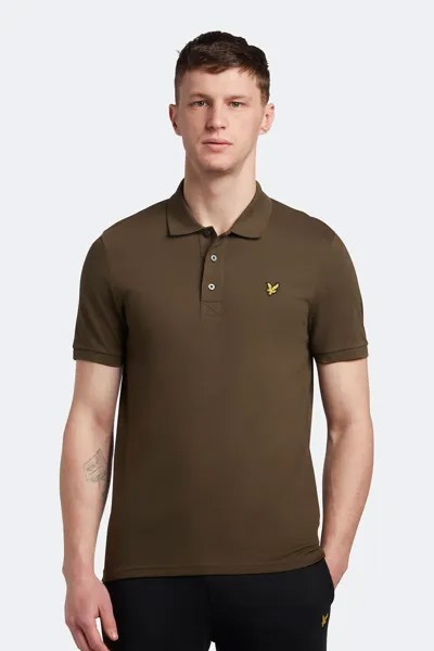 Классическая рубашка-поло Lyle & Scott, зеленый