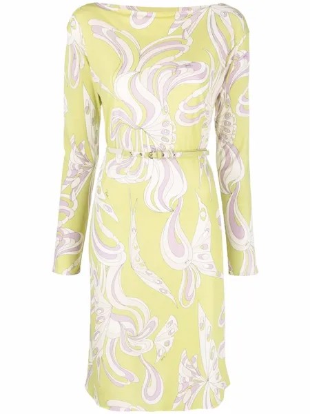 Emilio Pucci платье с принтом Farfalle