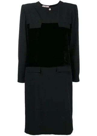 Valentino Pre-Owned платье с длинными рукавами