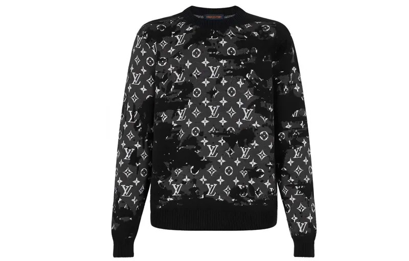 LOUIS VUITTON Мужской свитер, цвет Black