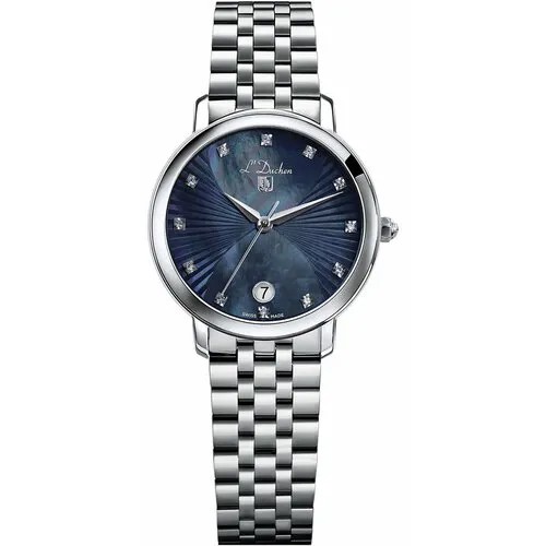 Наручные часы L'Duchen 60865, серебряный, синий