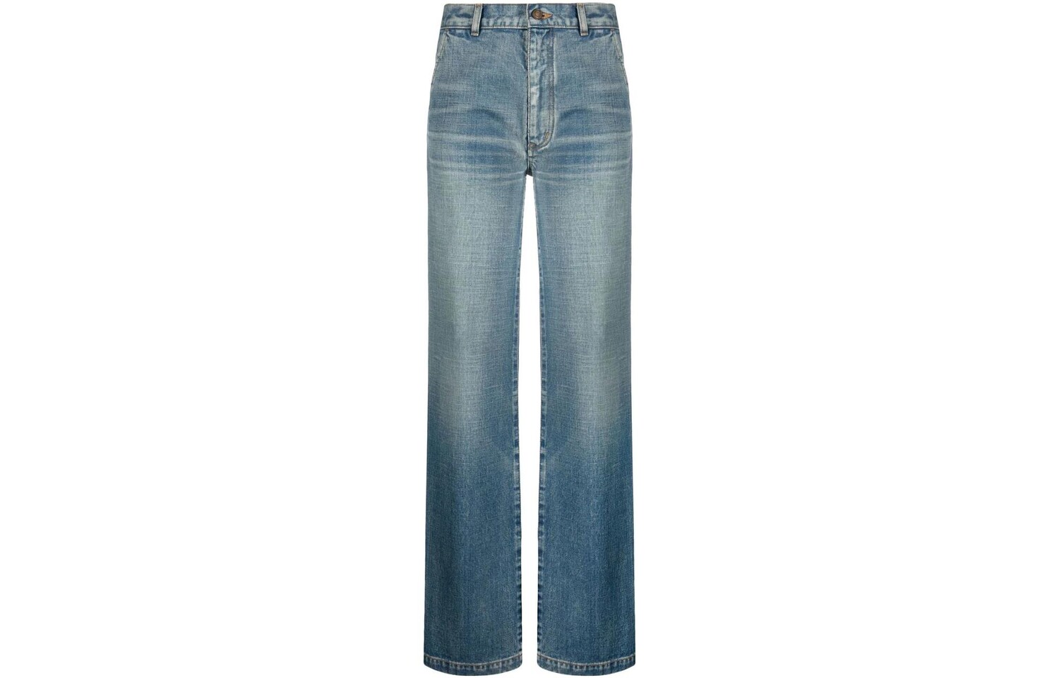 SAINT LAURENT Женские джинсы, цвет Blue
