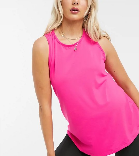 Легкая трикотажная майка ASOS 4505 Maternity-Розовый