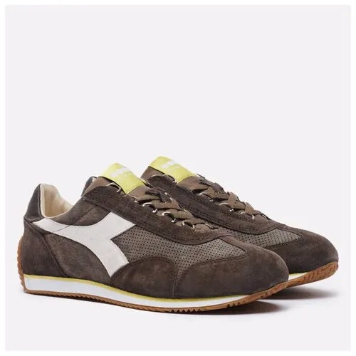 Мужские кроссовки Diadora Heritage Equipe Suede Stone Wash коричневый , Размер 41 EU