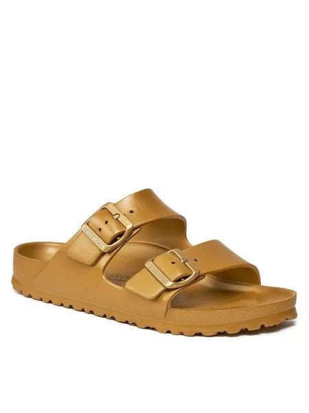 Мюли золотого цвета Birkenstock, желтый