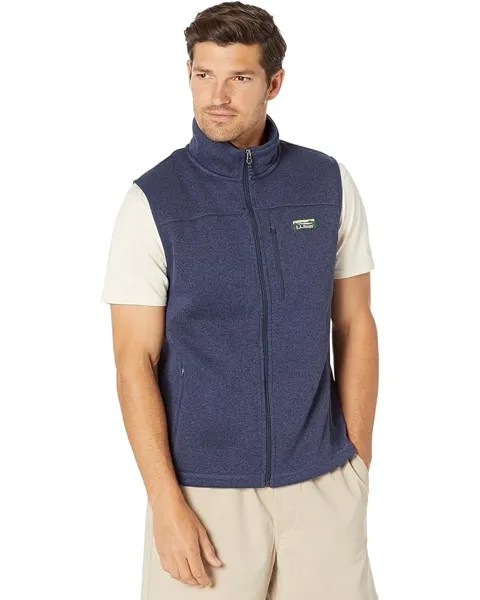 Утепленный жилет L.L.Bean Sweater Fleece, цвет Bright Navy