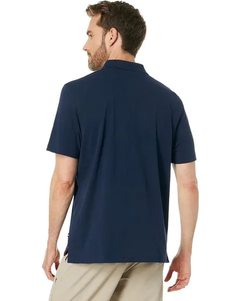 Поло Nautica Classic Fit Rugby Chest Stripe Polo, темно-синий