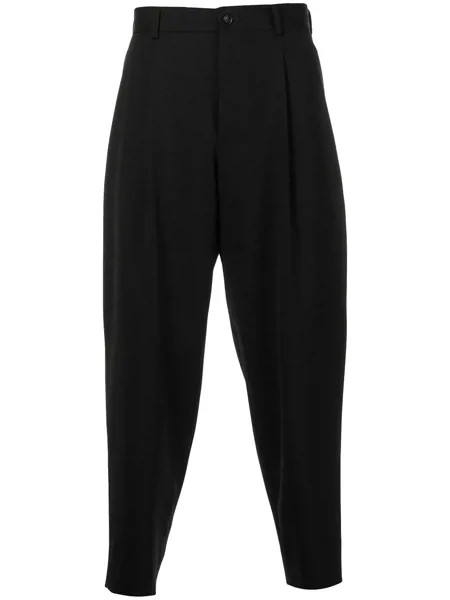 Comme Des Garçons Homme Deux pleated tailored-cut trousers