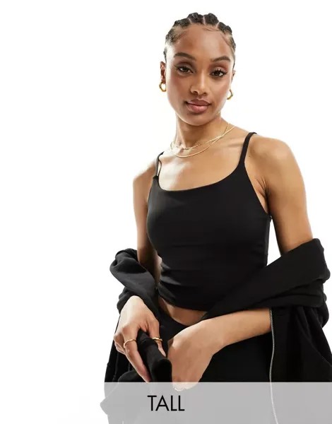 Черная супермягкая удлиненная майка Urban Threads
