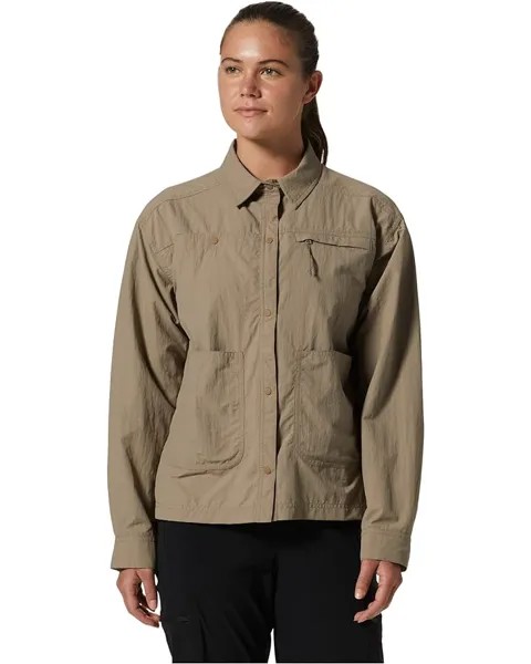 Рубашка Mountain Hardwear Stryder Long Sleeve Shirt, хаки