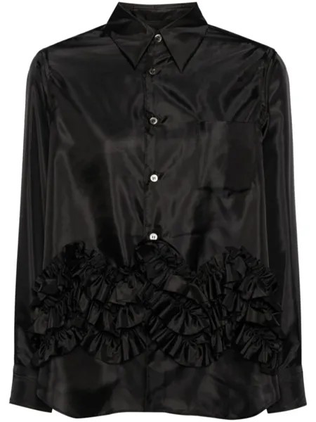 Comme Des Garçons Comme Des Garçons рубашка с оборками, черный