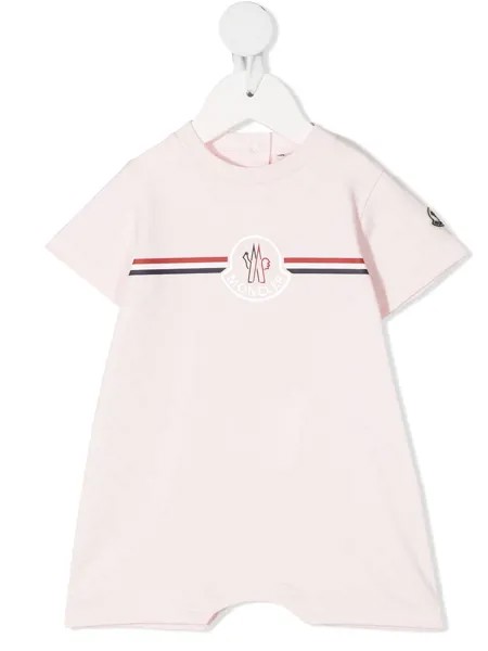 Moncler Enfant ромпер с логотипом