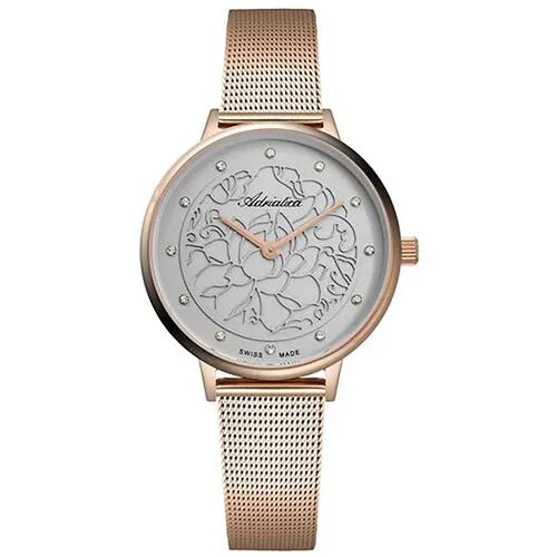 Наручные часы Adriatica Наручные часы Adriatica A3573.9147QN, золотой