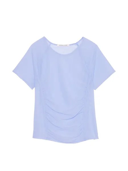 Футболка спортивная Victoria's Secret Mesh Ruched, голубой