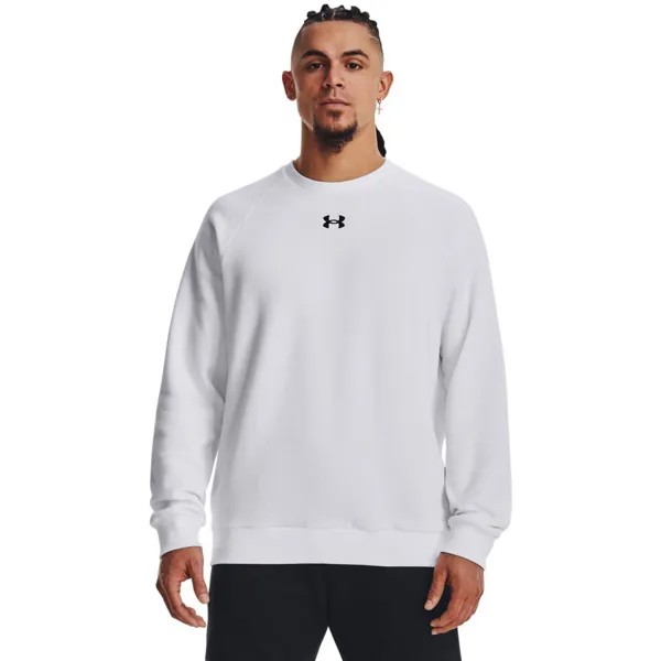 Толстовка Under Armour Rival Fleece Crew, белый