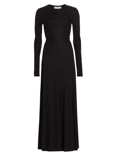 Платье макси из джерси с открытой спиной Proenza Schouler PSWL, черный