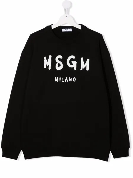 MSGM Kids толстовка с логотипом