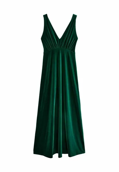 Длинное платье V-NECK-REGULAR FIT Next, зеленый