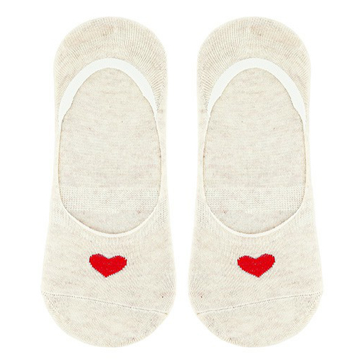 Следки женские Socks бежевые one size