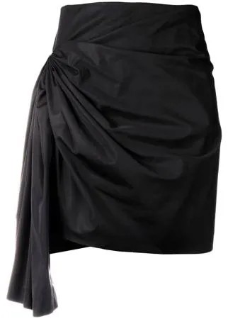 Givenchy короткая юбка с драпировками