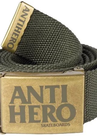 Ремень ANTI-HERO Belt Blk Hero Web Bras/Agrn