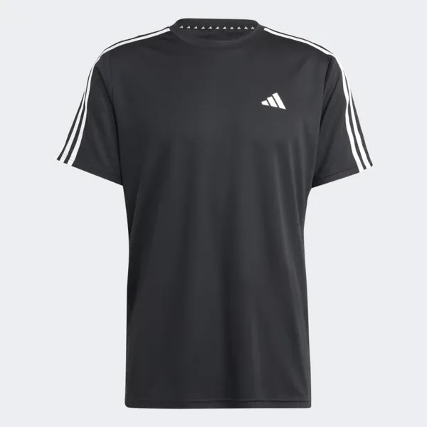 Футболка Adidas Train Essentials 3-Stripes Training, черный/белый