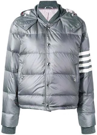 Thom Browne куртка-бомбер с полосками 4-Bar