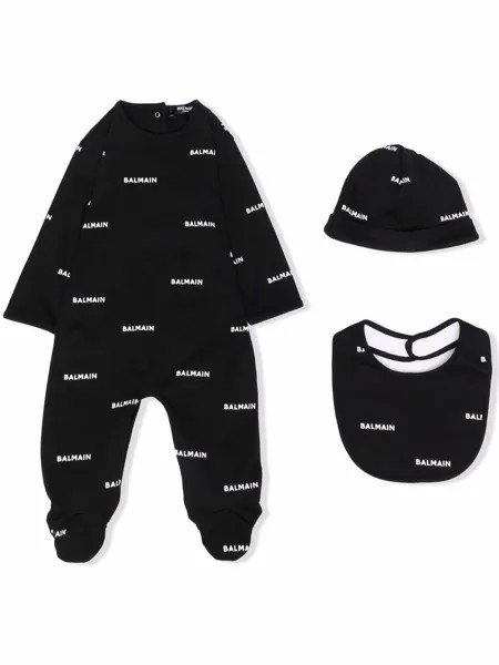 Balmain Kids пижама с логотипом
