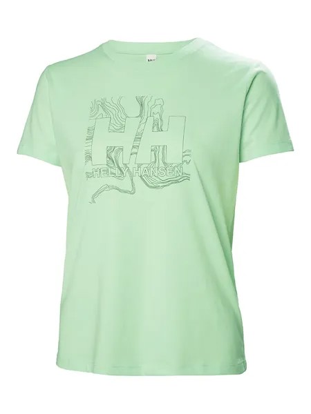 Футболка Helly Hansen, зеленый