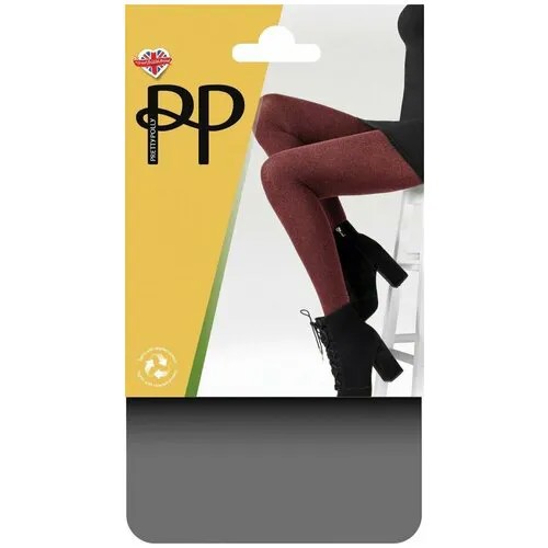 Колготки Pretty Polly, размер 3/2, бордовый