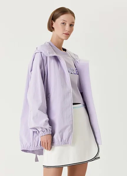 Парка Euridice с капюшоном Moncler, сиреневый