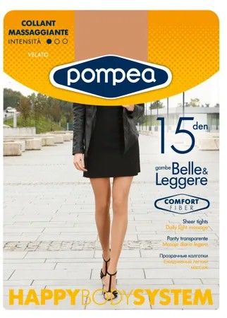 Колготки женские Pompea CL HBS 15 den черные 2