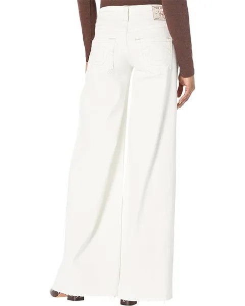 Джинсы True Religion High-Rise Relaxed Wide Leg in Ecru, экрю