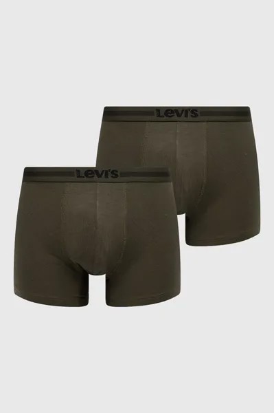 Боксеры (2 пары) Levi's, зеленый