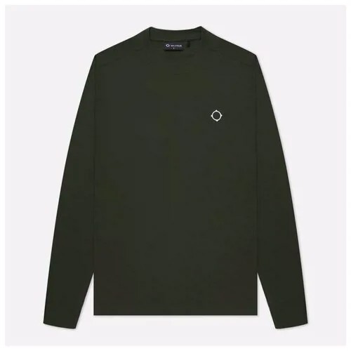 Мужской лонгслив MA.Strum Icon Embroidered ID оливковый , Размер S