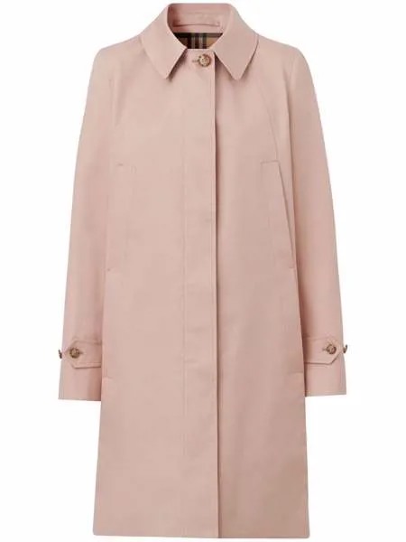 Burberry габардиновое пальто с карманами